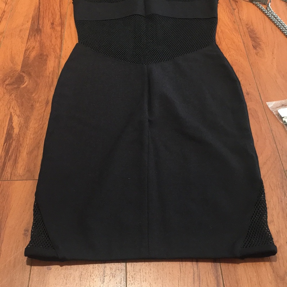 Guess Black Mesh cocktail dress - Picture 5 of 7